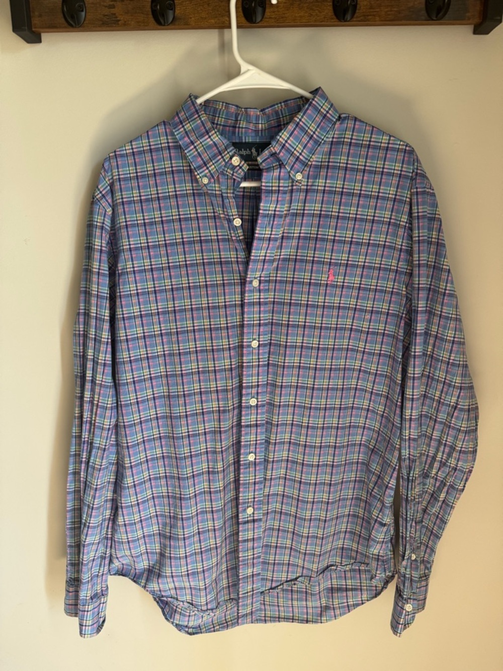 Polo Ralph Lauren Multicolor Plaid Button-Down Shirt - Blue/Purple/Green